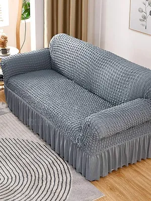 Grey Sofar Covers Two Seater.