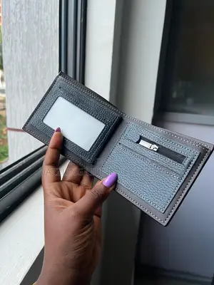 Men’s Croc Bifold Wallet - Coffee Brown