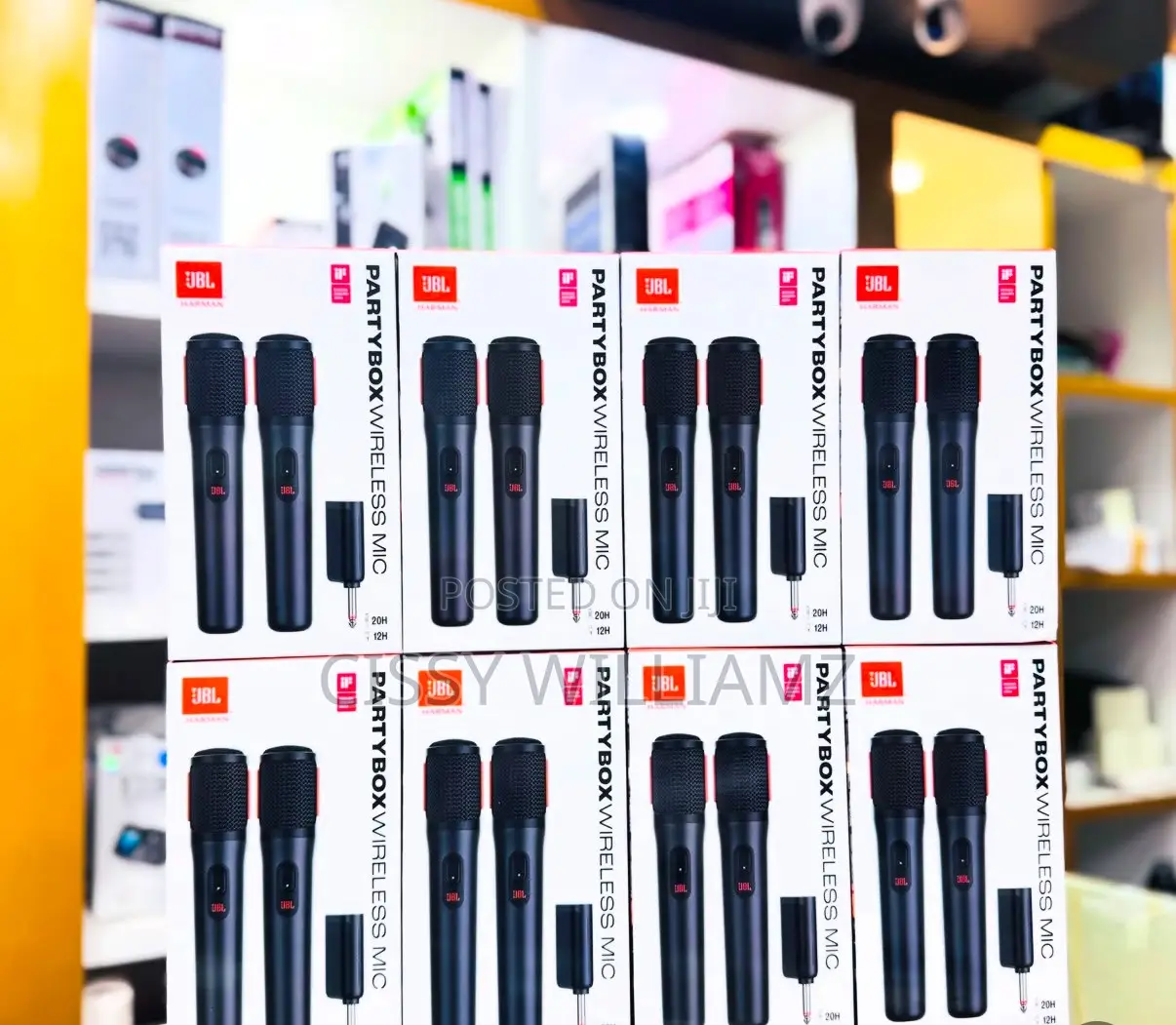 JBL PartyBox Wireless Microphone With Rechargeable Batteries
