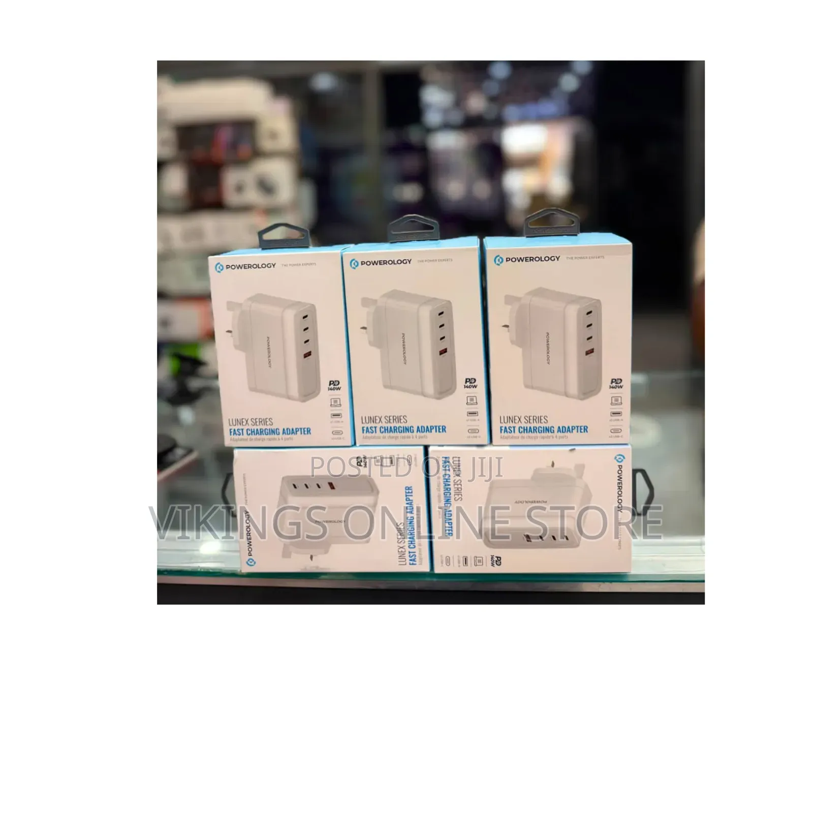 Powerology Lunex Series Fast Charging Adapter