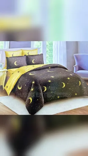 Duvet 5×6 (Vibrant Celestial Night Sky Print)
