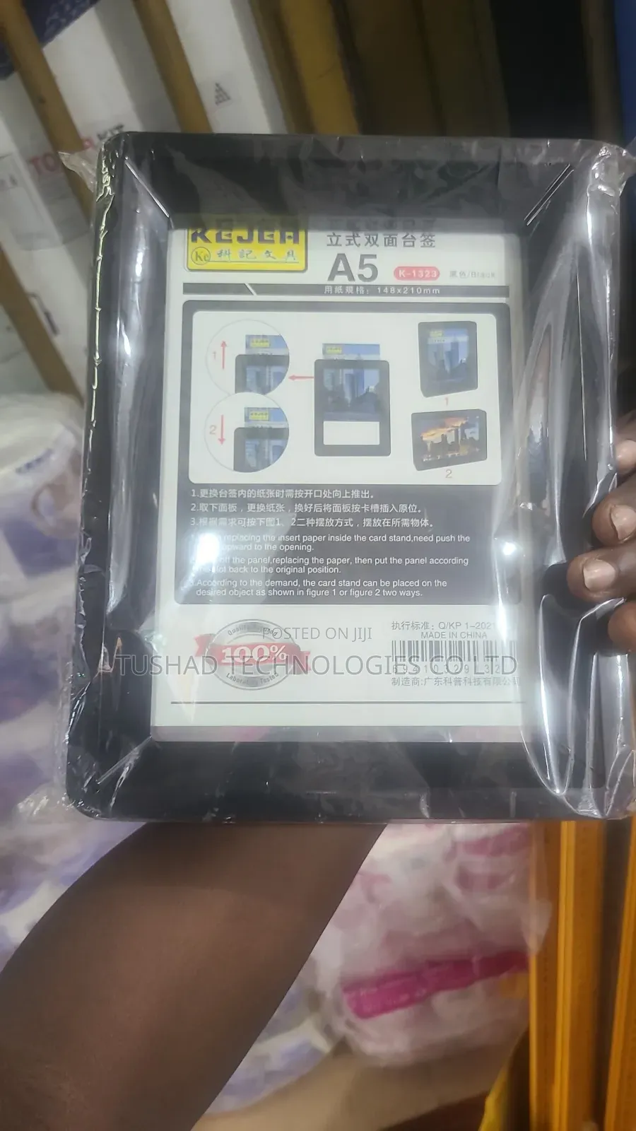 Table Sign Holder, Acrylic Table Display Menu, Flyer, Poster Holder
