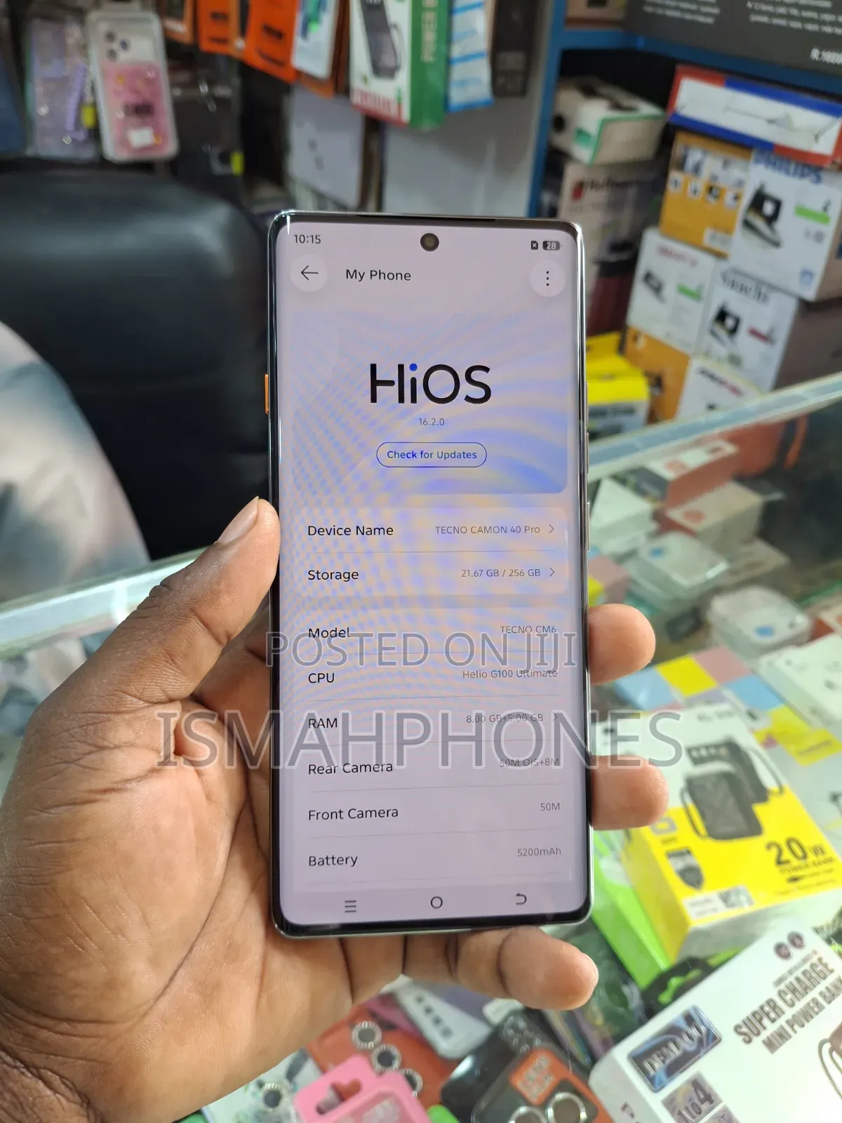 Tecno Camon 40 Pro 5G 256 GB Gray