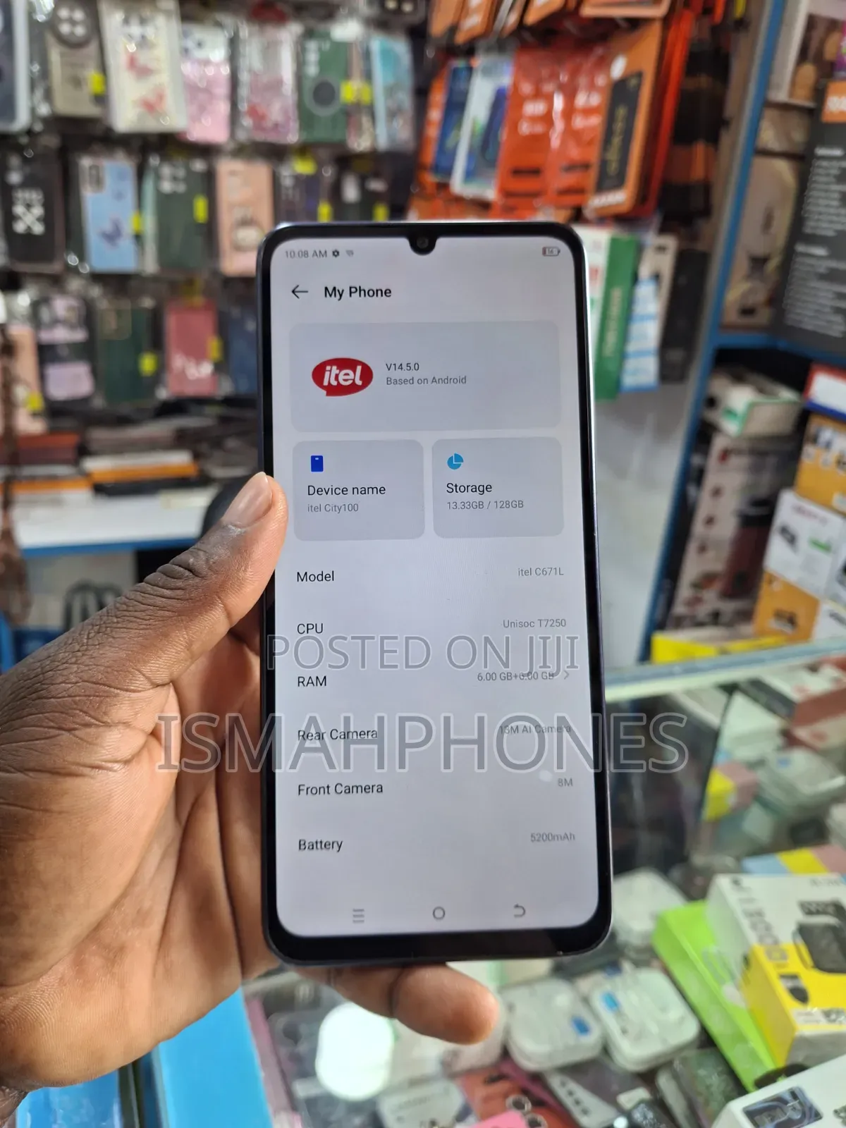Itel City 100 128 GB Black