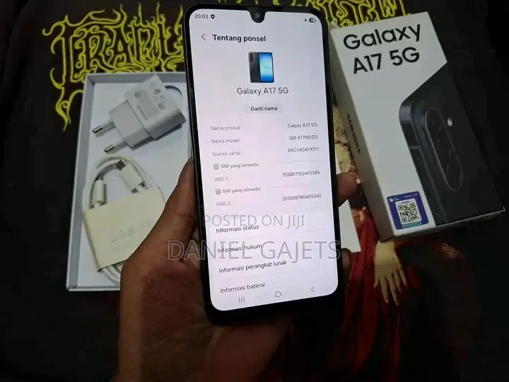New Samsung Galaxy A17 5G 256 GB Black