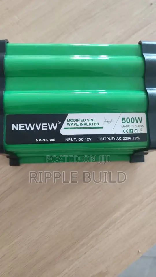 Newview 500w Modified Sine Wave Inverter 12v Dc to 220v AC Nv-Nk380