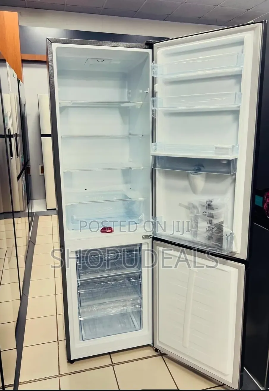Hisense Double-Door Bottom-Freezer Refrigerator 341ltrs