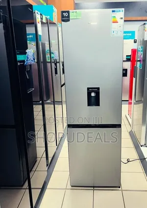 Hisense Double-Door Bottom-Freezer Refrigerator 341ltrs
