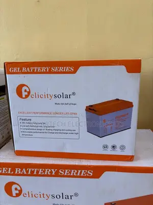 Felicity 12V 100Ah Gel Battery for Solar Inverter Systems