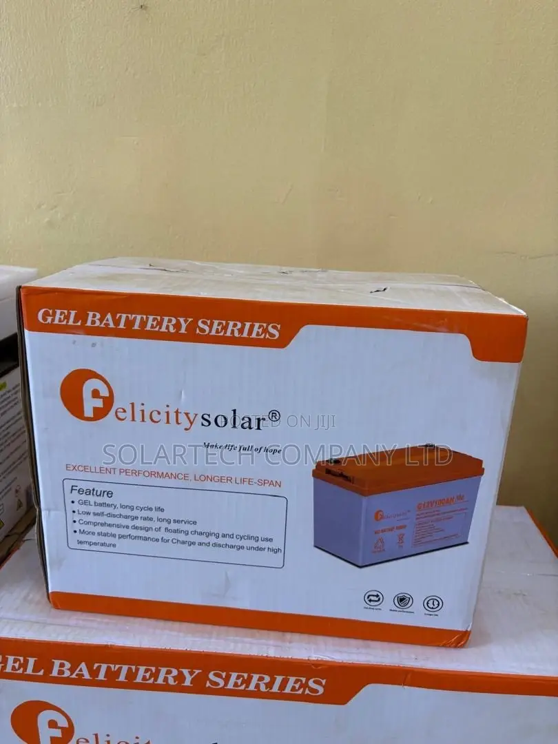 Brand New Felicity 12V 100Ah Sealed Deep Cycle Gel Battery