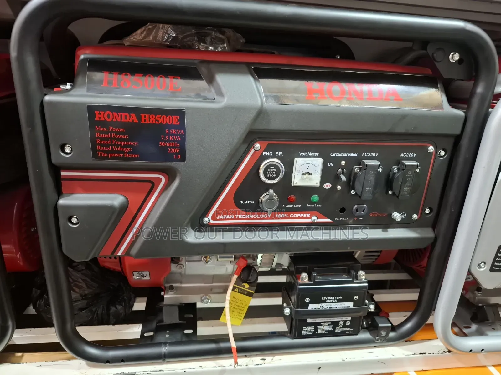 Honda 8500 / 8.5kva Petrol Generator