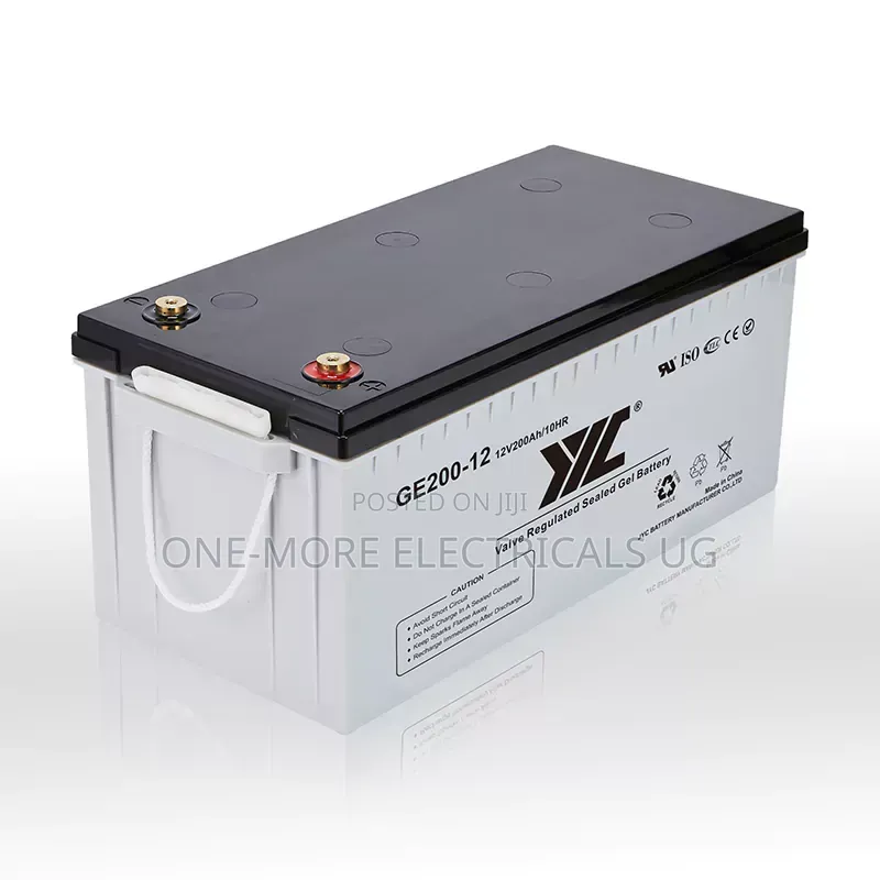 Gel Batteries 200ah/12volts Free Maintenance High Charging Voltage.