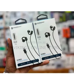 Powerology Voro Earhook USB-C Wired Earphones