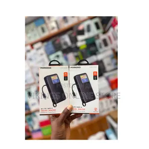 Porodo 4G LTE WiFi 6 Travel Router With a 10000mAh Power Bank