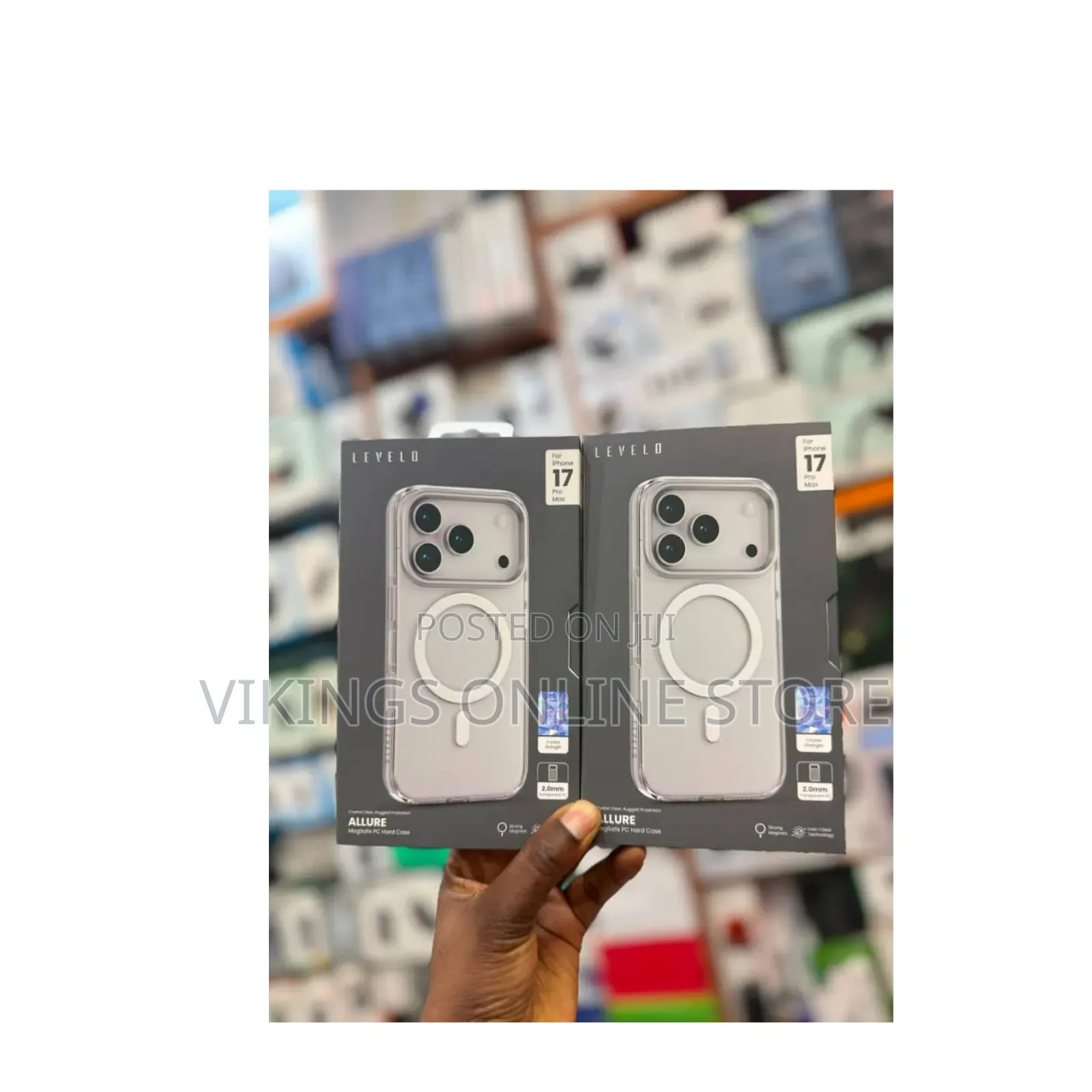 Levelo Clara MagSafe Clear Case for the iPhone 17 Pro Max