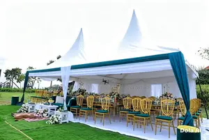 White Peaked Canopy