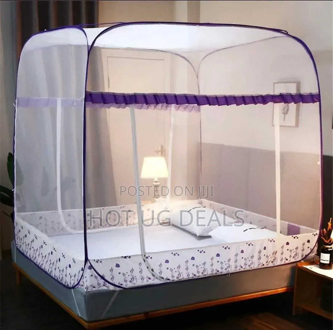 6×6 Portable Pop-Up Mosquito Net – Foldable Bed Mosquito Net