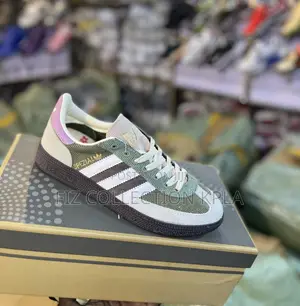 Original Adidas Handball Spezial Green Pink Sneakers
