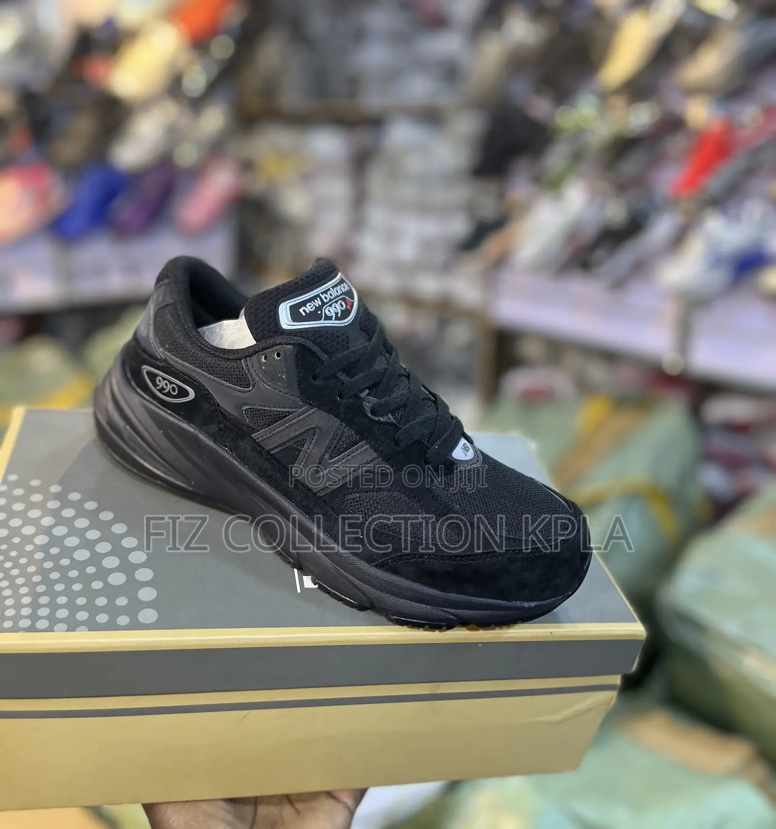 Original New Balance 990v6 Made in USA Triple Black