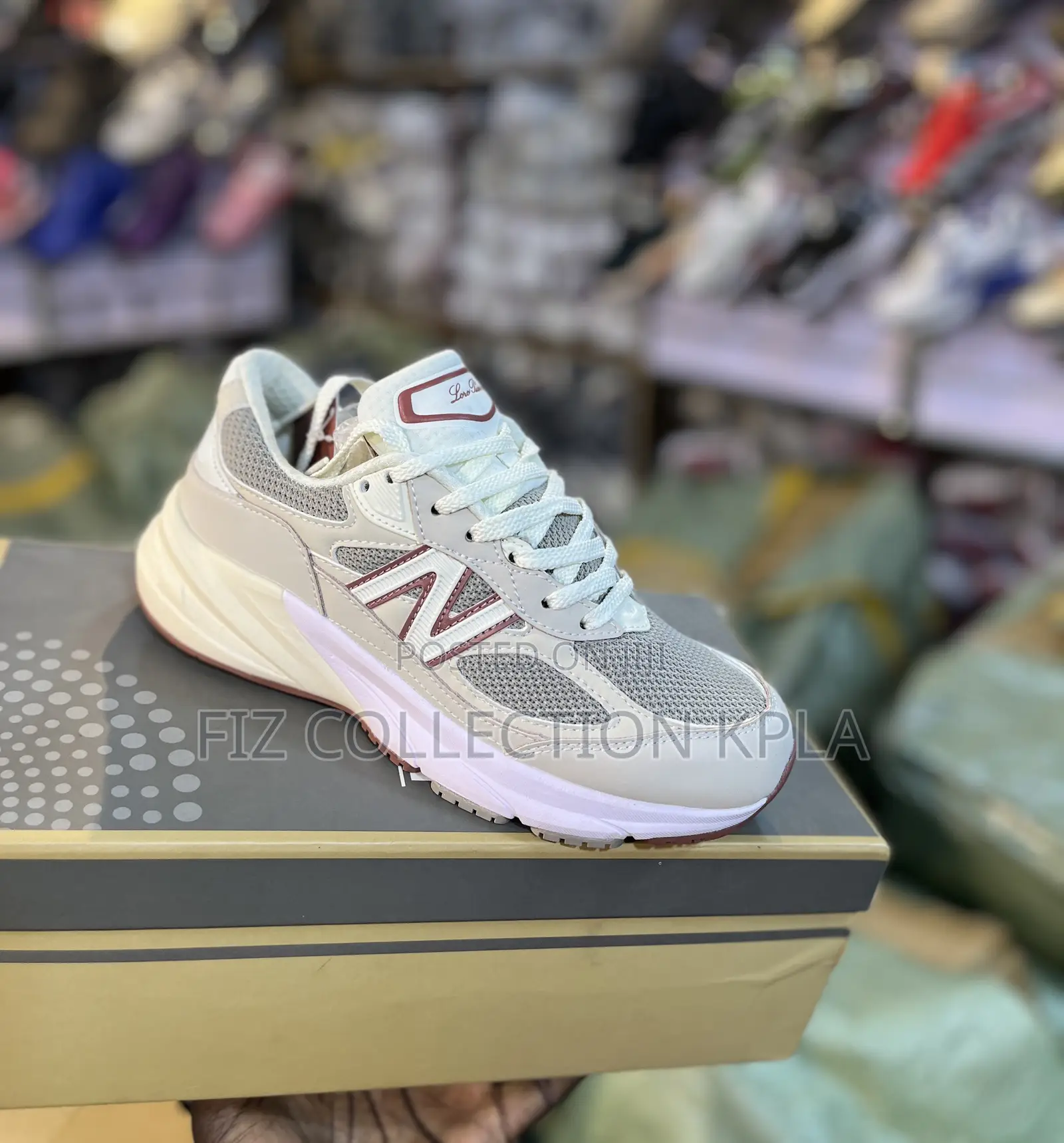 New Balance 990v6 Raw Cashew Grey Cream Shoes