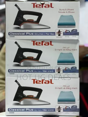 Tefal 1200W Electric Dry Iron – 1 Year Warranty