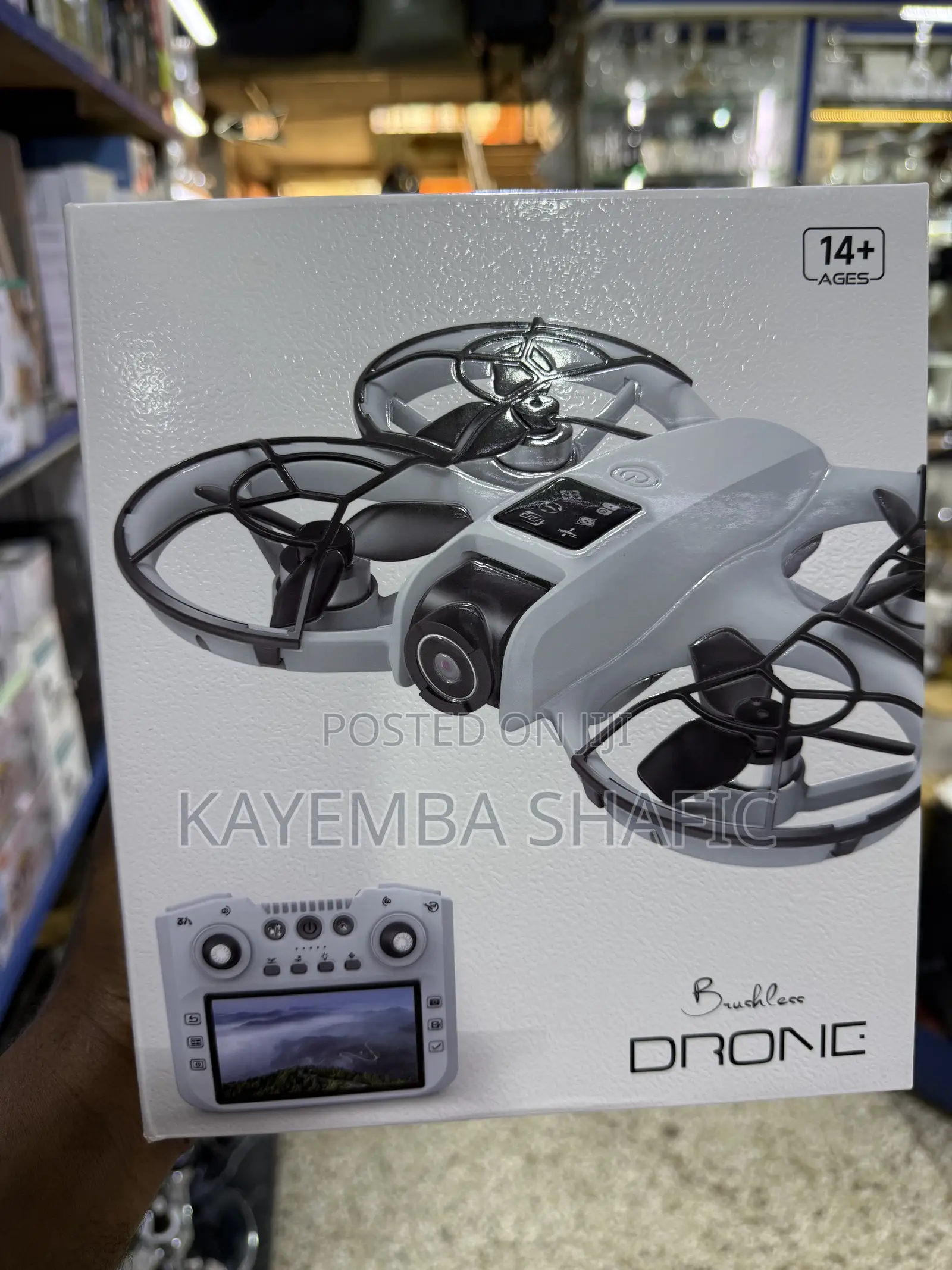 GT3 Brushless Mini Quadcopter Drone With Dual HD Camera - New