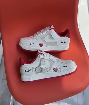 Genuine as Nike Airforce 1 Custom X CDG Play on Sneakers in Stock