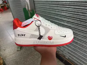 Genuine as Nike Airforce 1 Custom X CDG Play on Sneakers in Stock