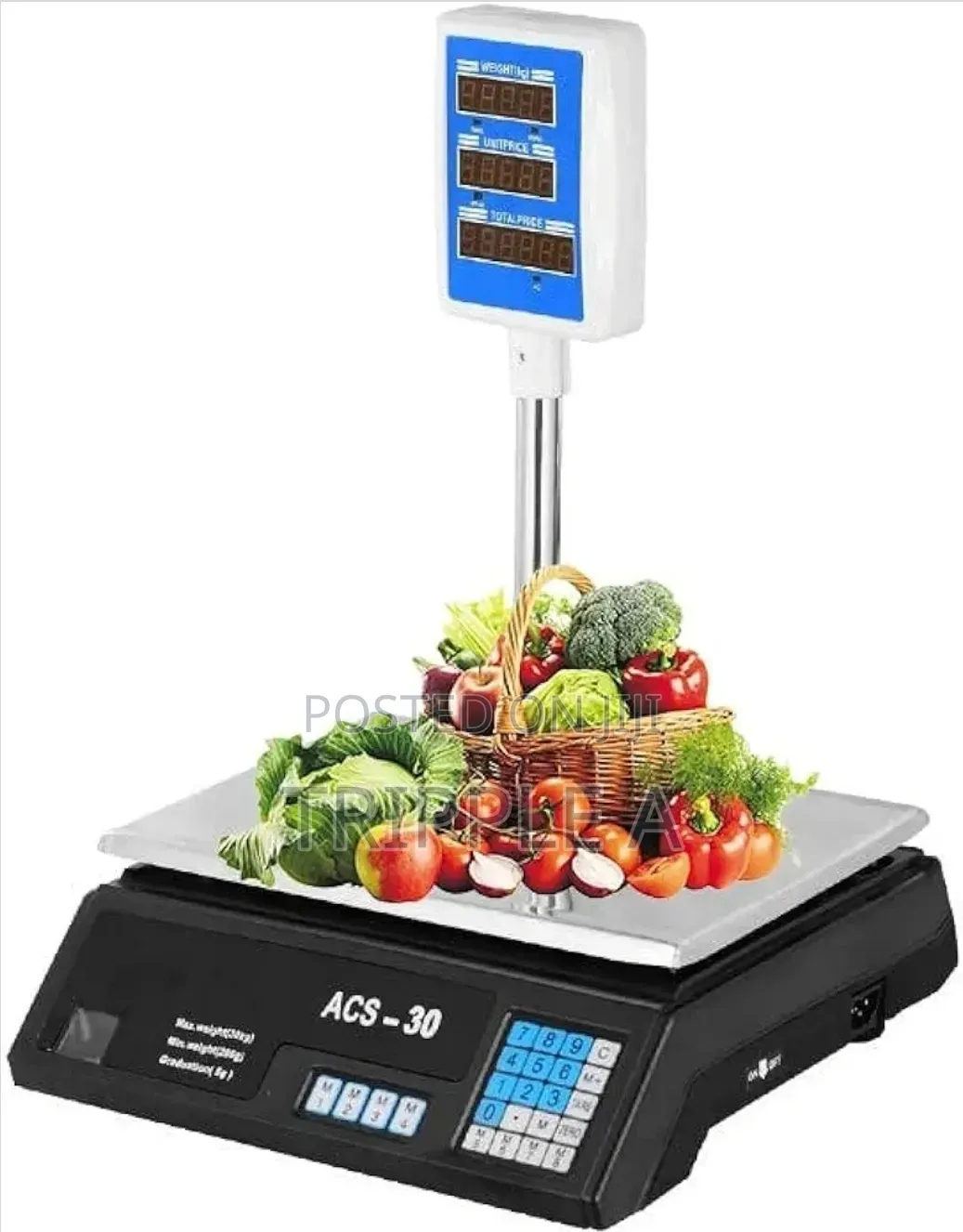 Tower Display Acs-30kg Weight Scale