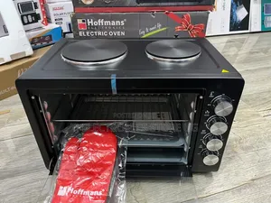 Hoffmans 55L Electric Oven With 2 Hot Plates