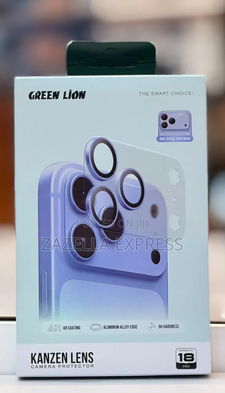 Green Lion Kanzen Clear Camera Lens iPhone 18 Pro and Max / Impact
