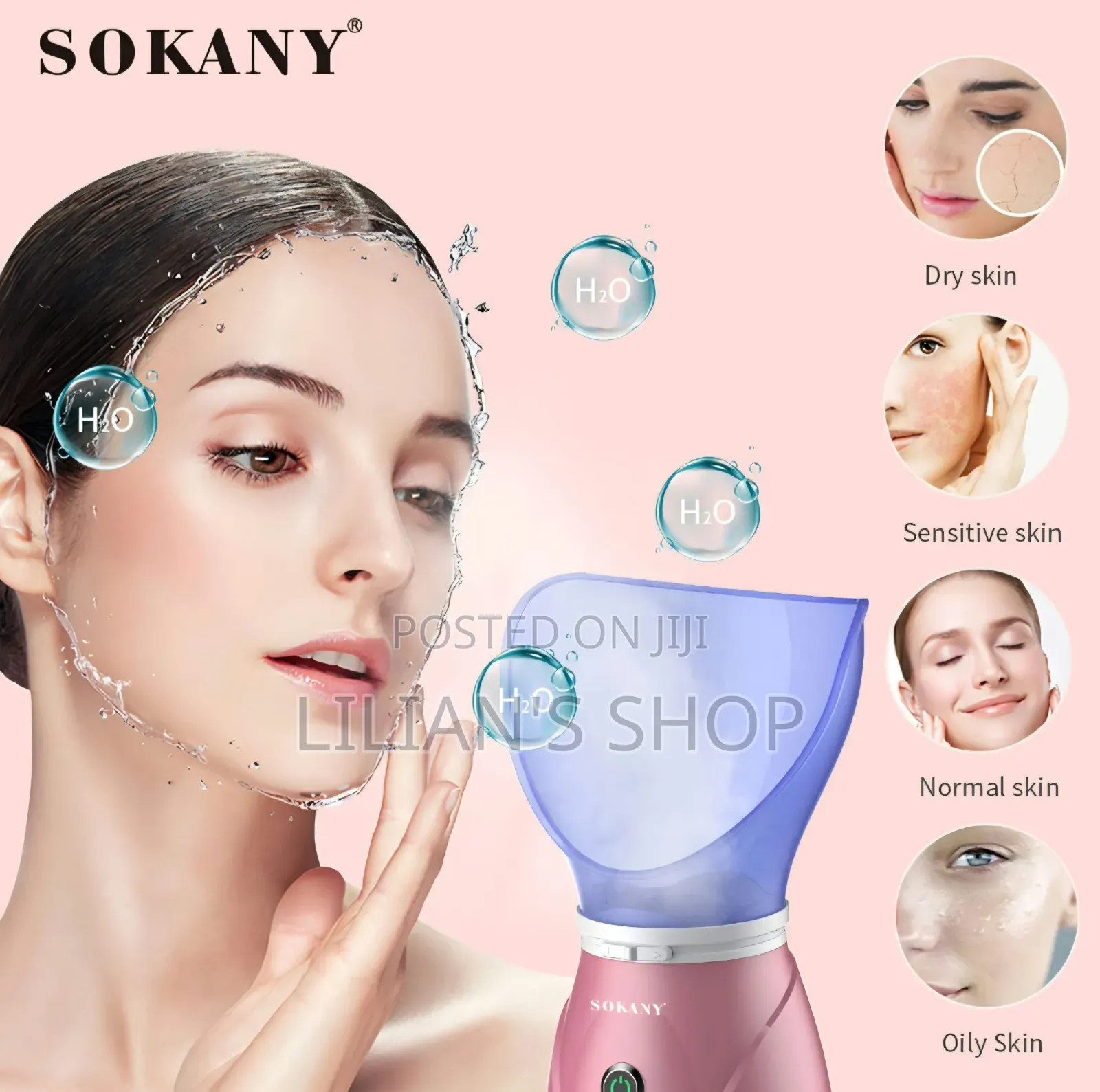 Sokany Sauna Facial Face Steamer