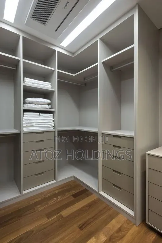 Walk-in Closets in Any Colour From 900,000/- Per Running Meter