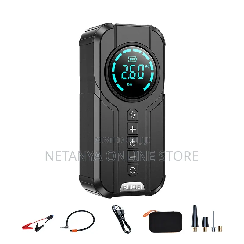 Car Jump Starter, Tire Inflator and Compressor