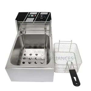 6L Pixel Electric Deep Fryer Single / Stainless Steel Commercial Fryer