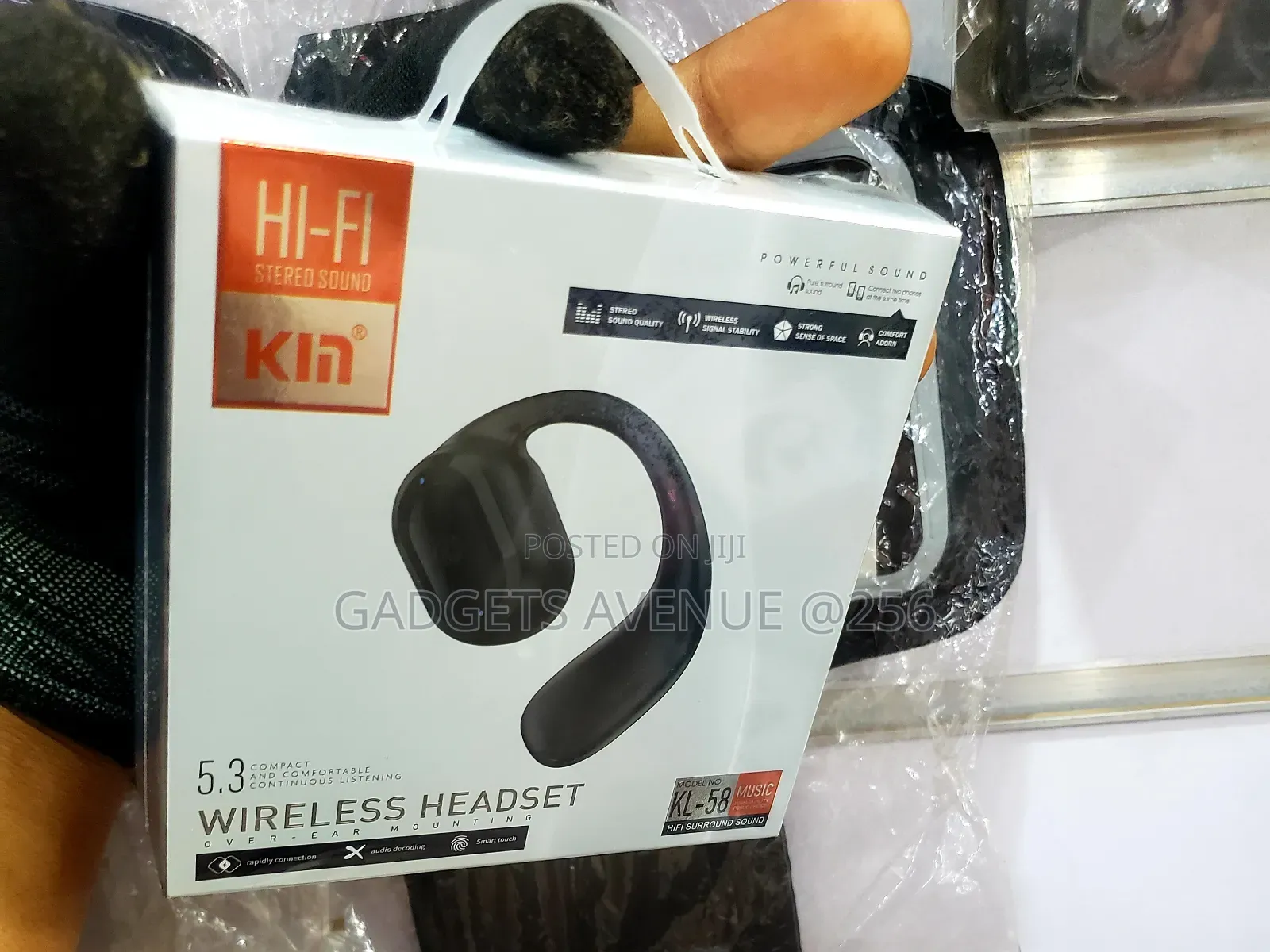 KL-58 Open-Ear Wireless Headset.