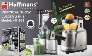 Hoffmans Electronics 2-in-1 Vertical Slow Juicer