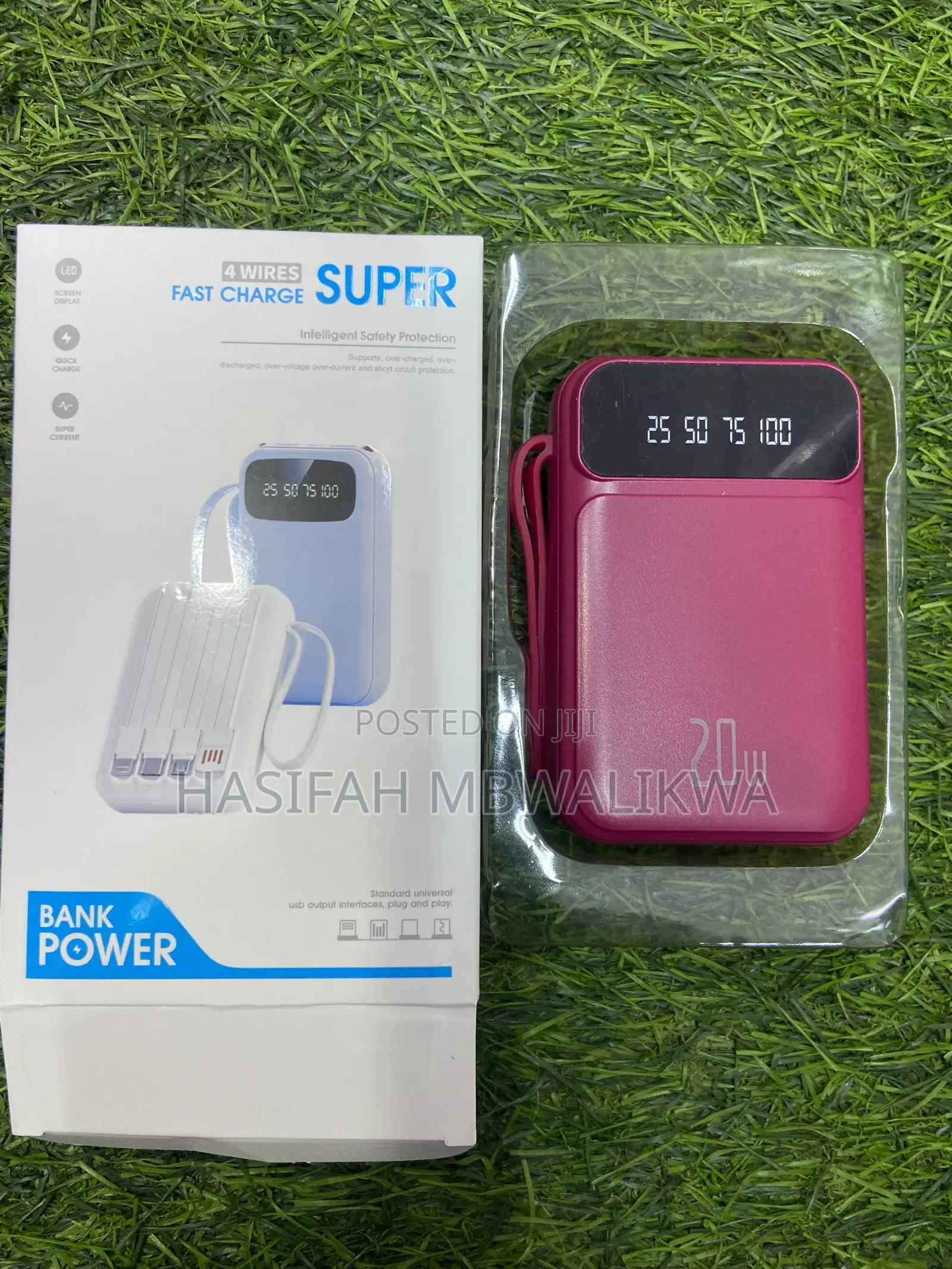 4 WIRES Super Fast Charge Power Bank