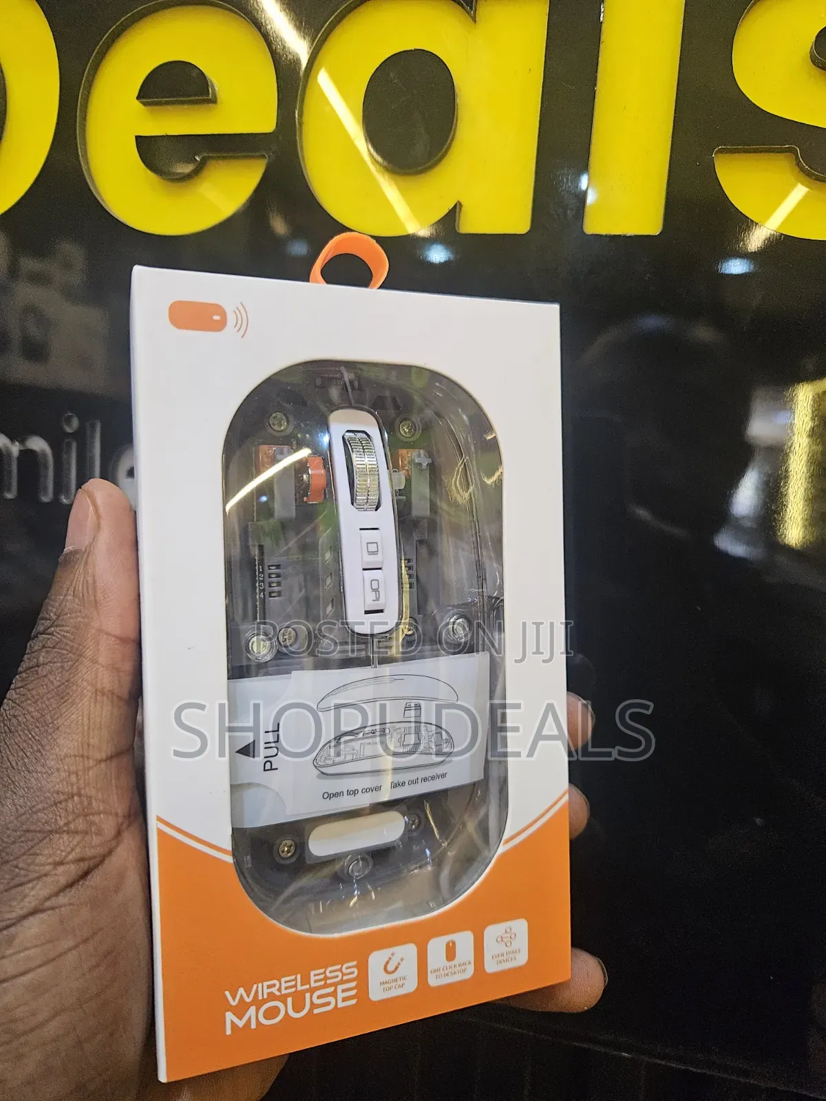 Transparent Wireless Rechargeable Optical Mouse
