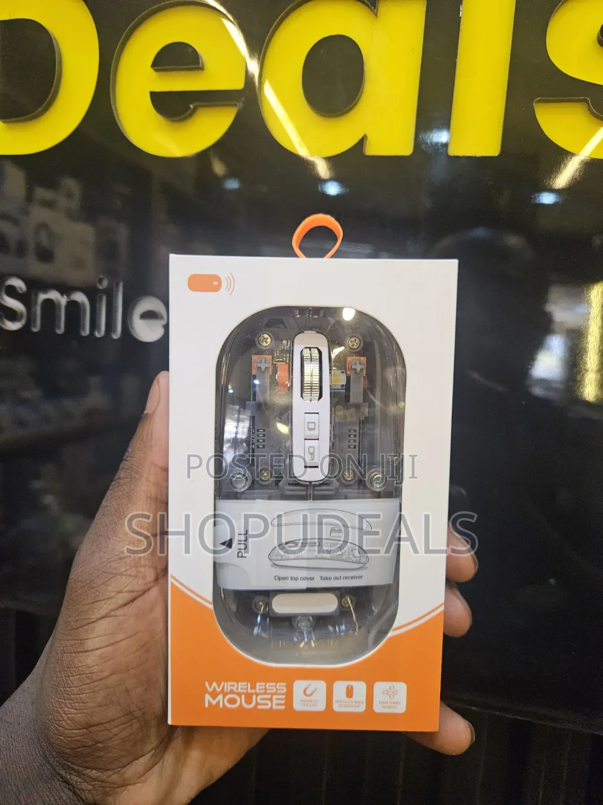 Transparent Wireless Rechargeable Optical Mouse