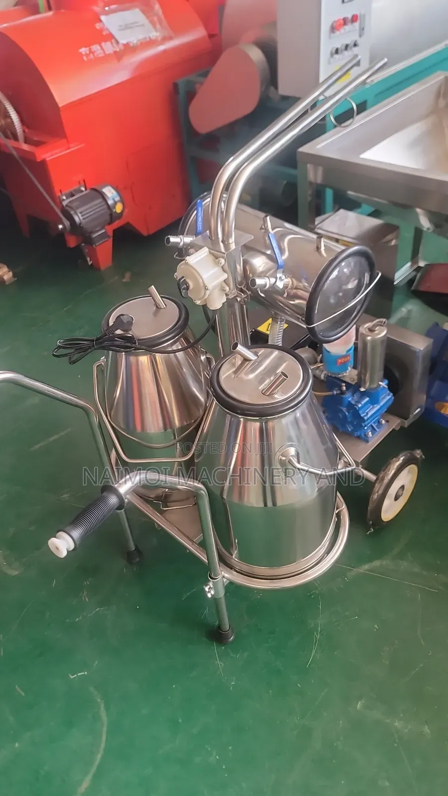 Modern Milking Machine.
