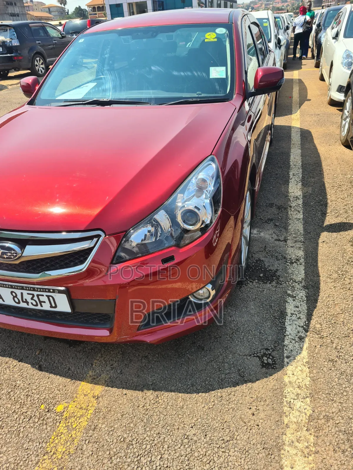 Subaru Legacy 2012 Red