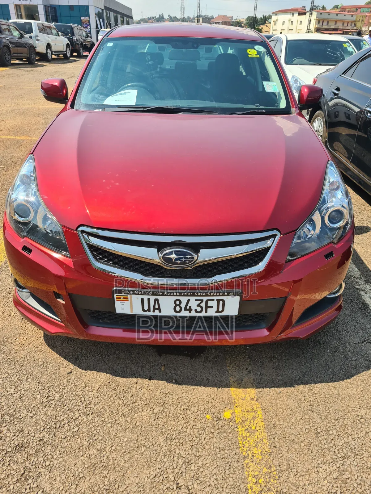 Subaru Legacy 2012 Red