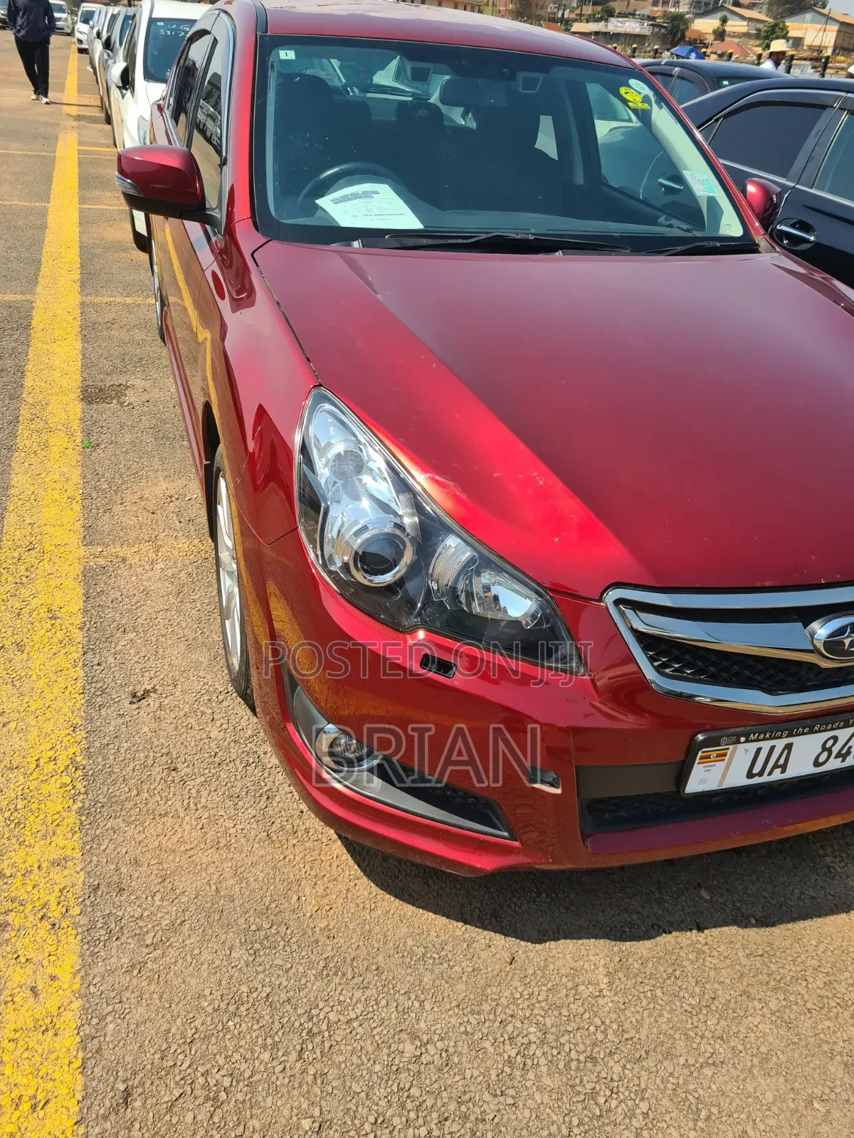 Subaru Legacy 2012 Red