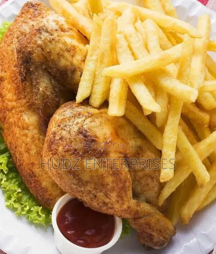 Half Chicken, and Chips