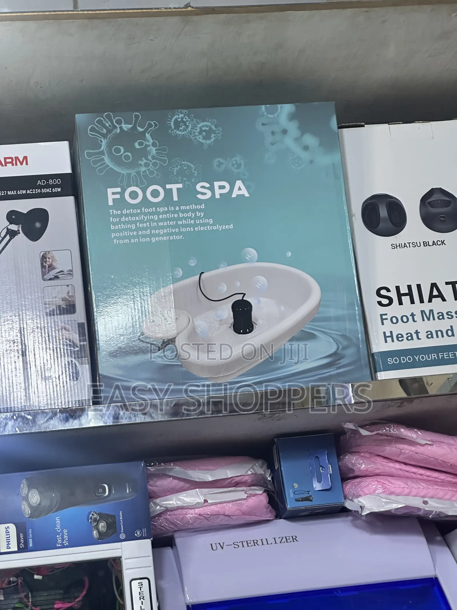 Detox Ionic Foot Spa Bath Machine With Basin Massage Foot Ionic