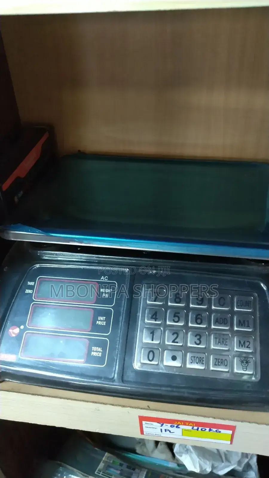 Digital Pricing and Weighing Scale - Multicolor