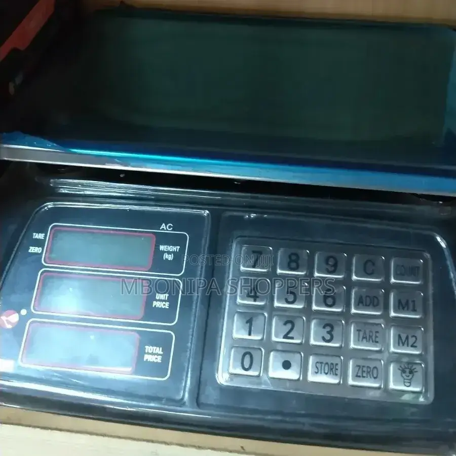 Digital Pricing and Weighing Scale - Multicolor