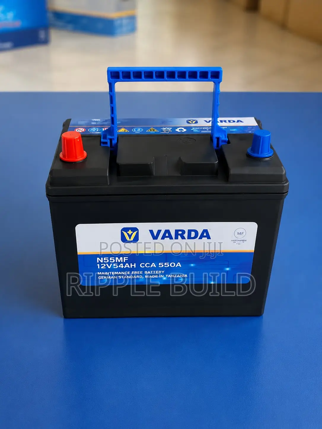 N55 55Ah Varda Maintenance Free Car Battery 550CCA 12V