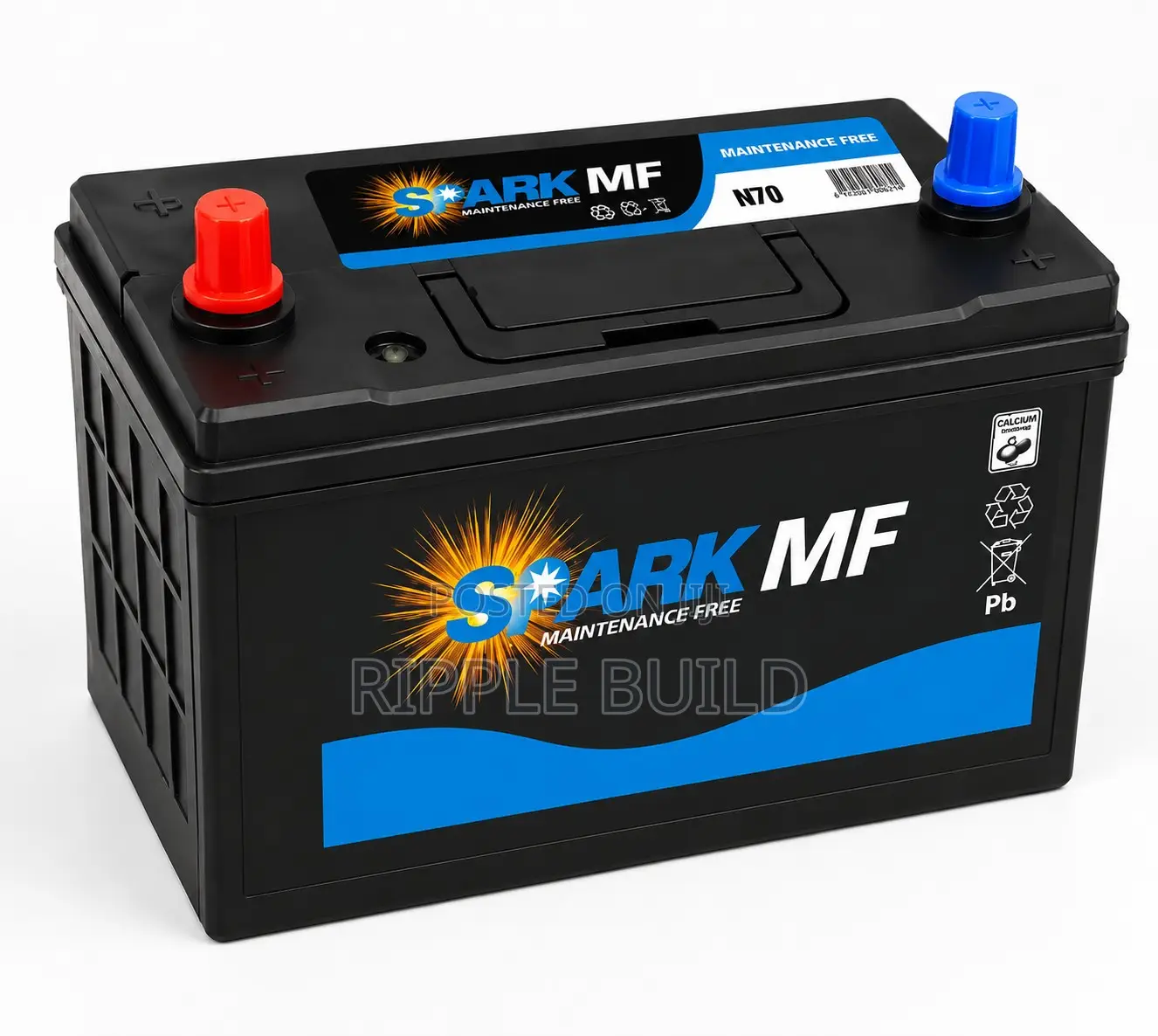 N70 MF 70Ah Spark Maintenance-Free Car Battery 417CCA